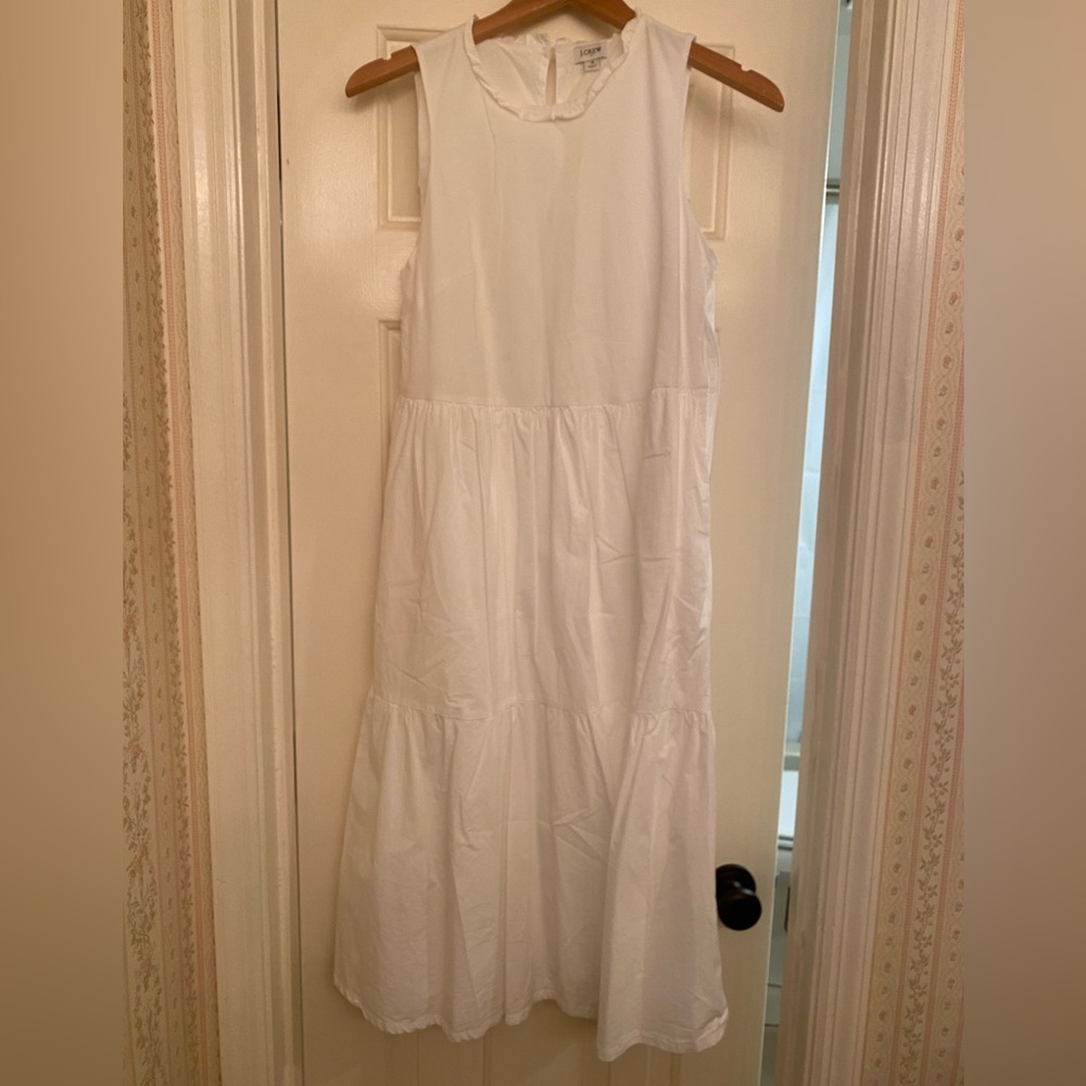 Jcrew cotton midi dress